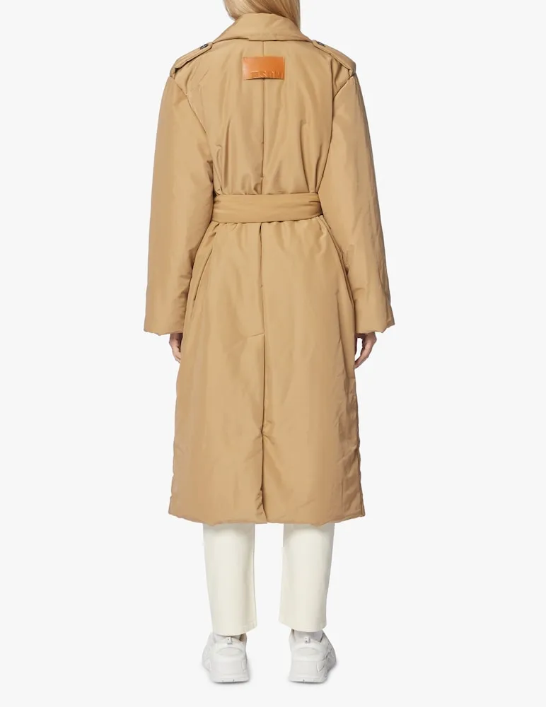 Padded Trench Coat