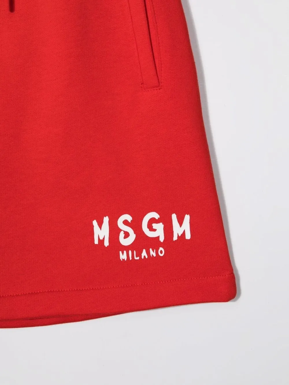 Logo-Print Cotton Miniskirt
