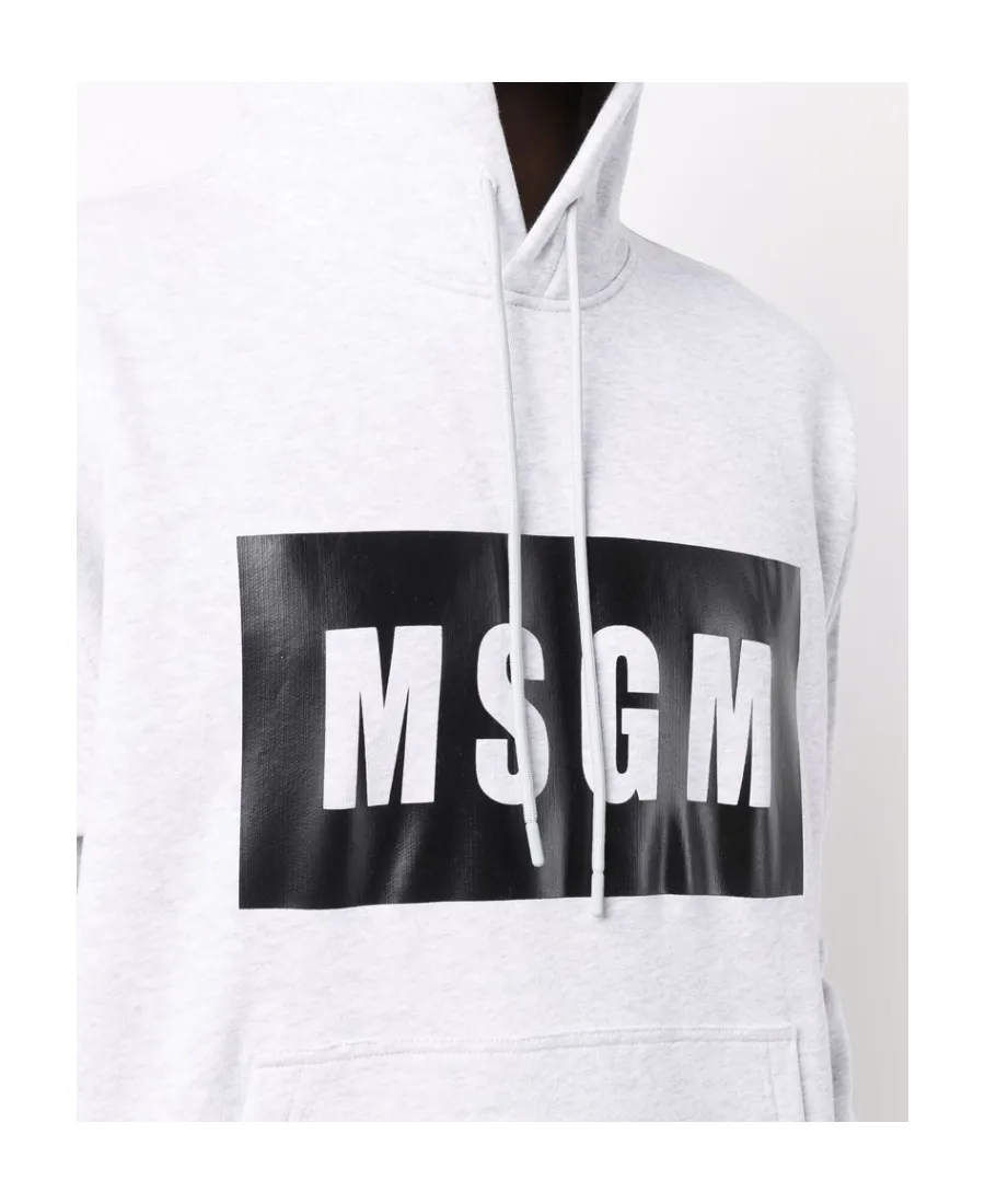 Logo-Printed Drawstring Hoodie