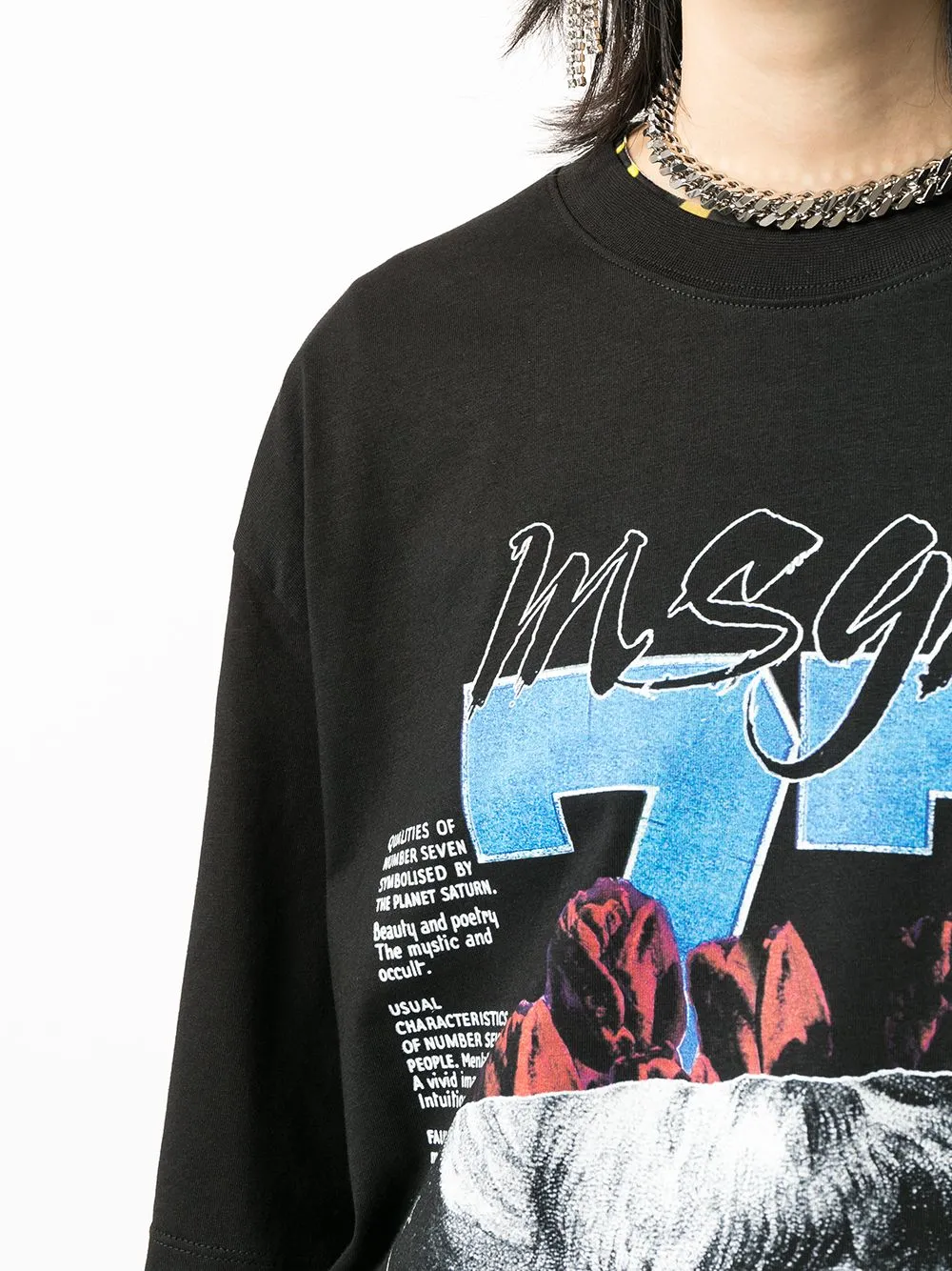 Collage Print Oversized T-Shirt