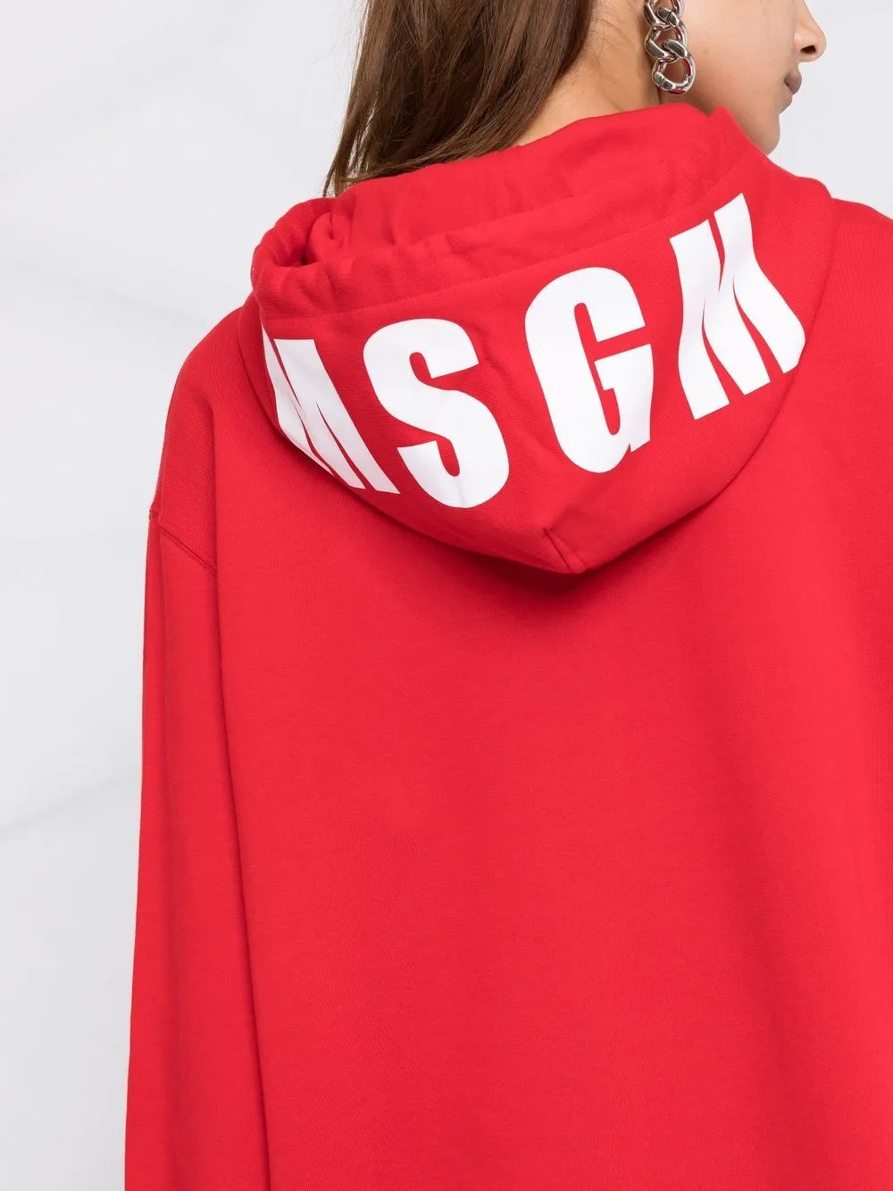 Logo-Print Cotton Hoodie