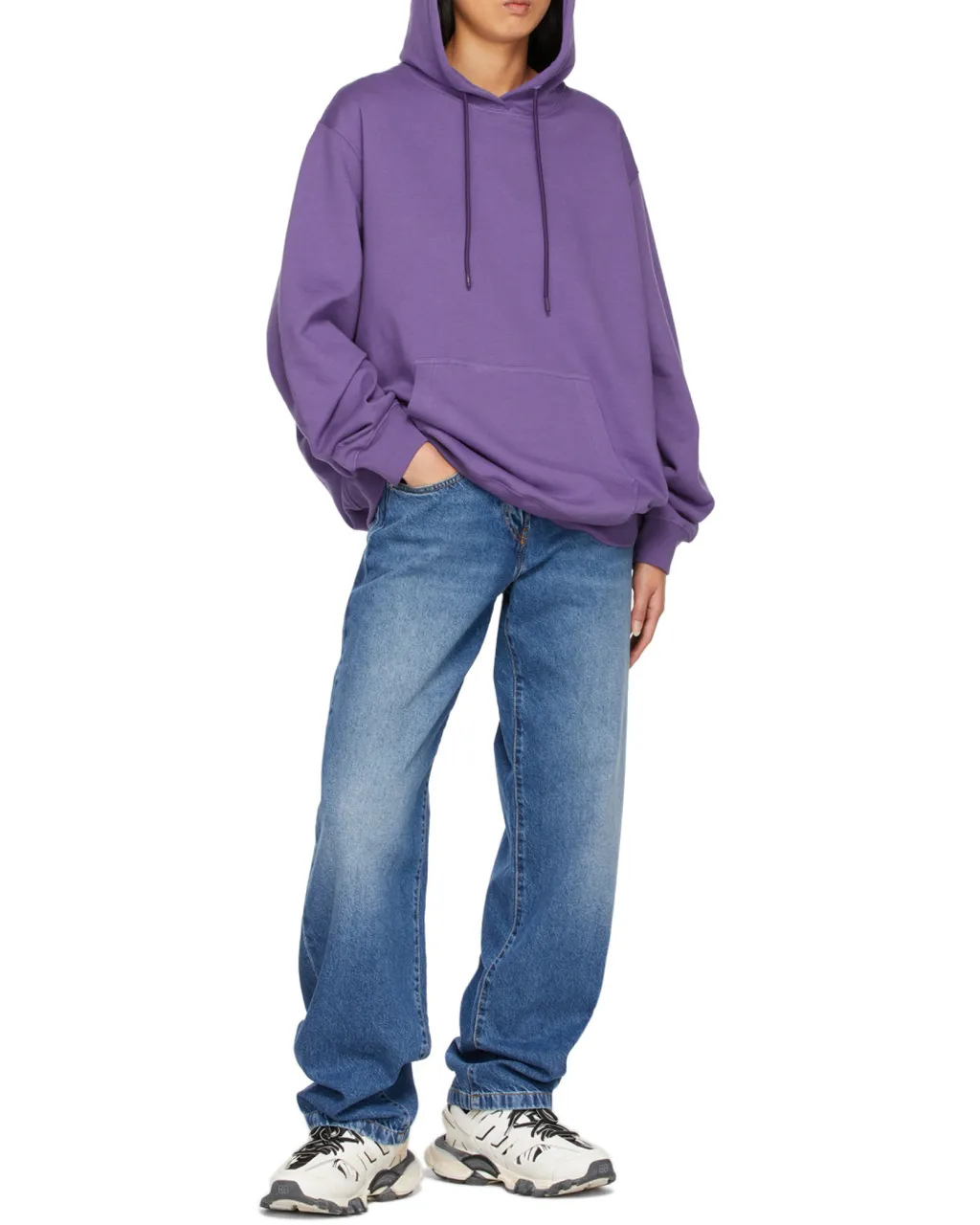 Drawstring Cotton Hoodie