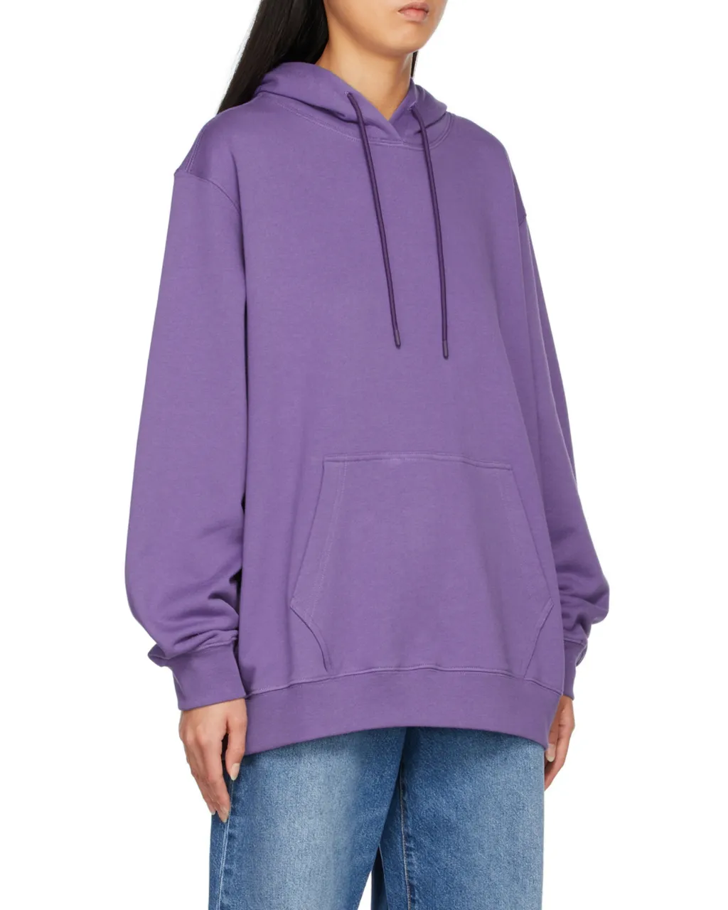 Drawstring Cotton Hoodie
