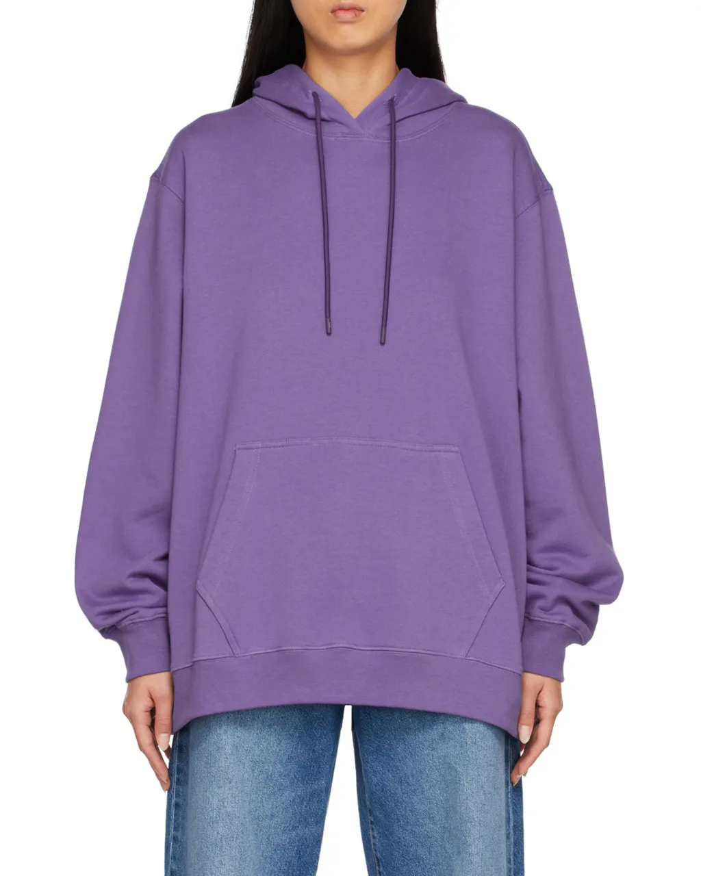 Drawstring Cotton Hoodie