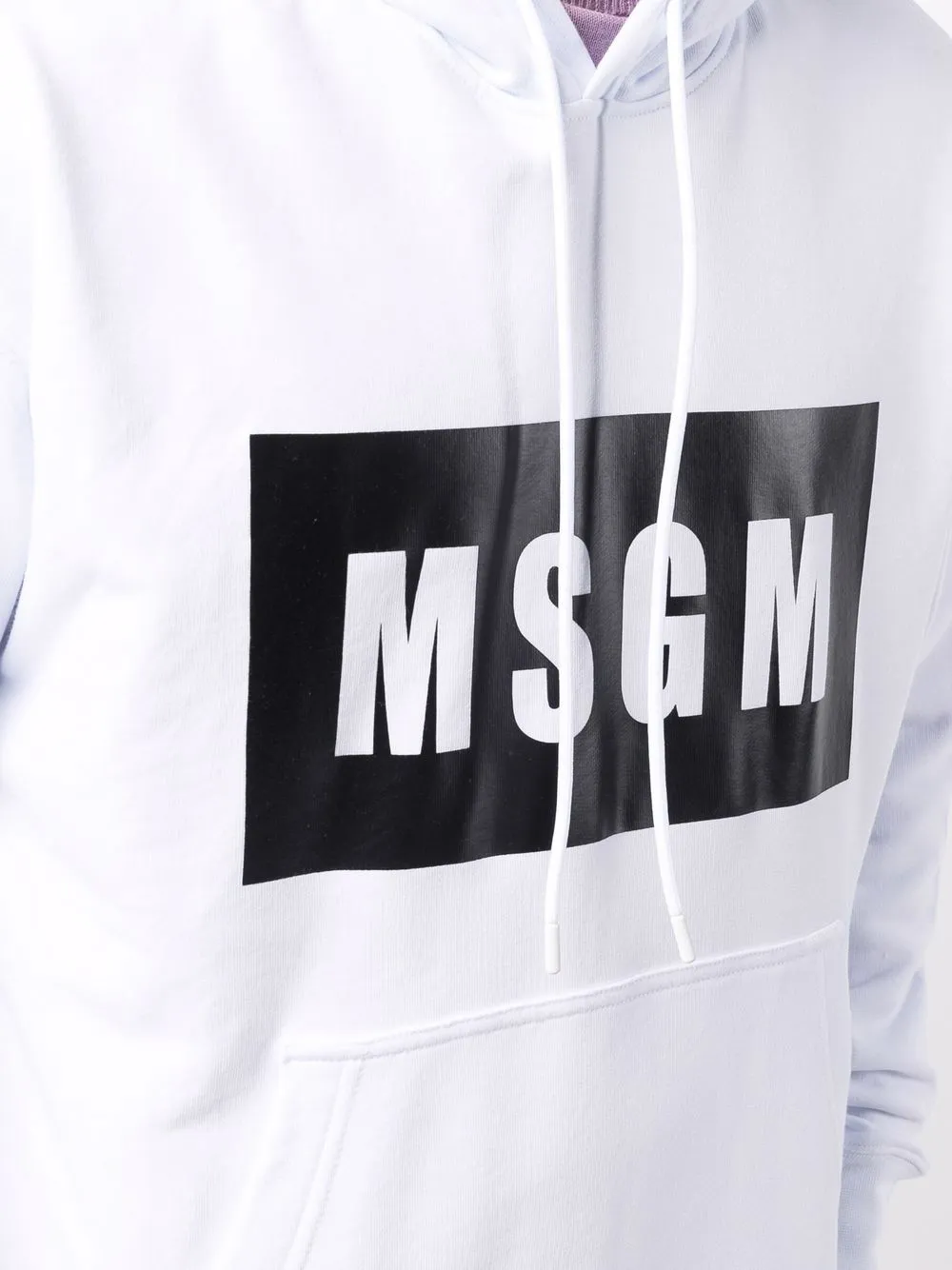 Logo Printed Drawstring Hoodie