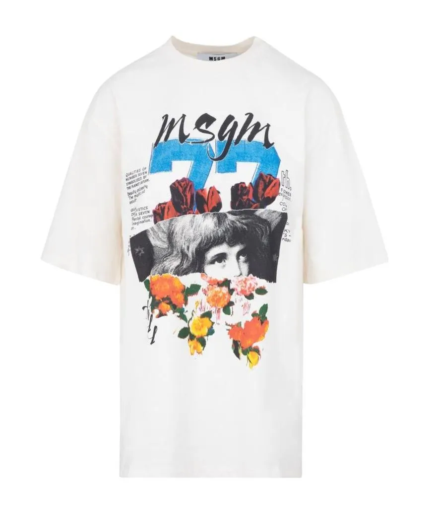 Graphic-Print Cotton T-Shirt