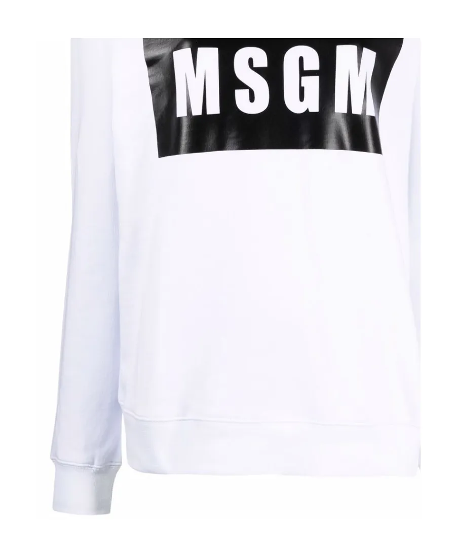 Logo-Print Crew Neck Sweatshirt