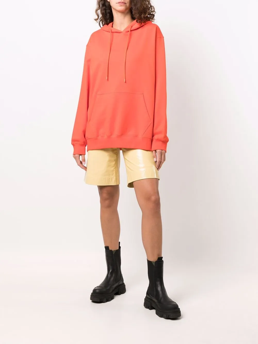Long-Sleeved Cotton Hoodie