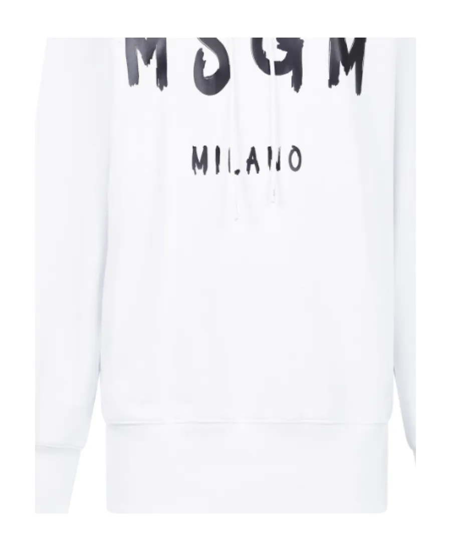 Logo Printed Drawstring Hoodie