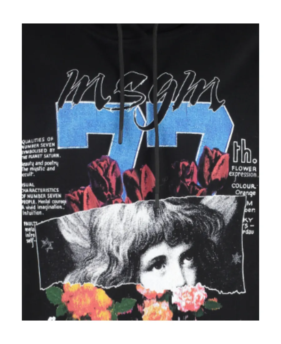 Graphic-Print Hoodie