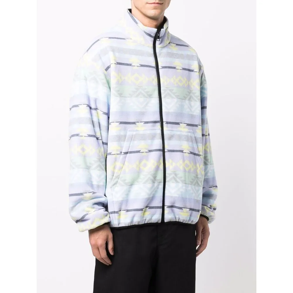 Abstract Pattern Printed Jacket