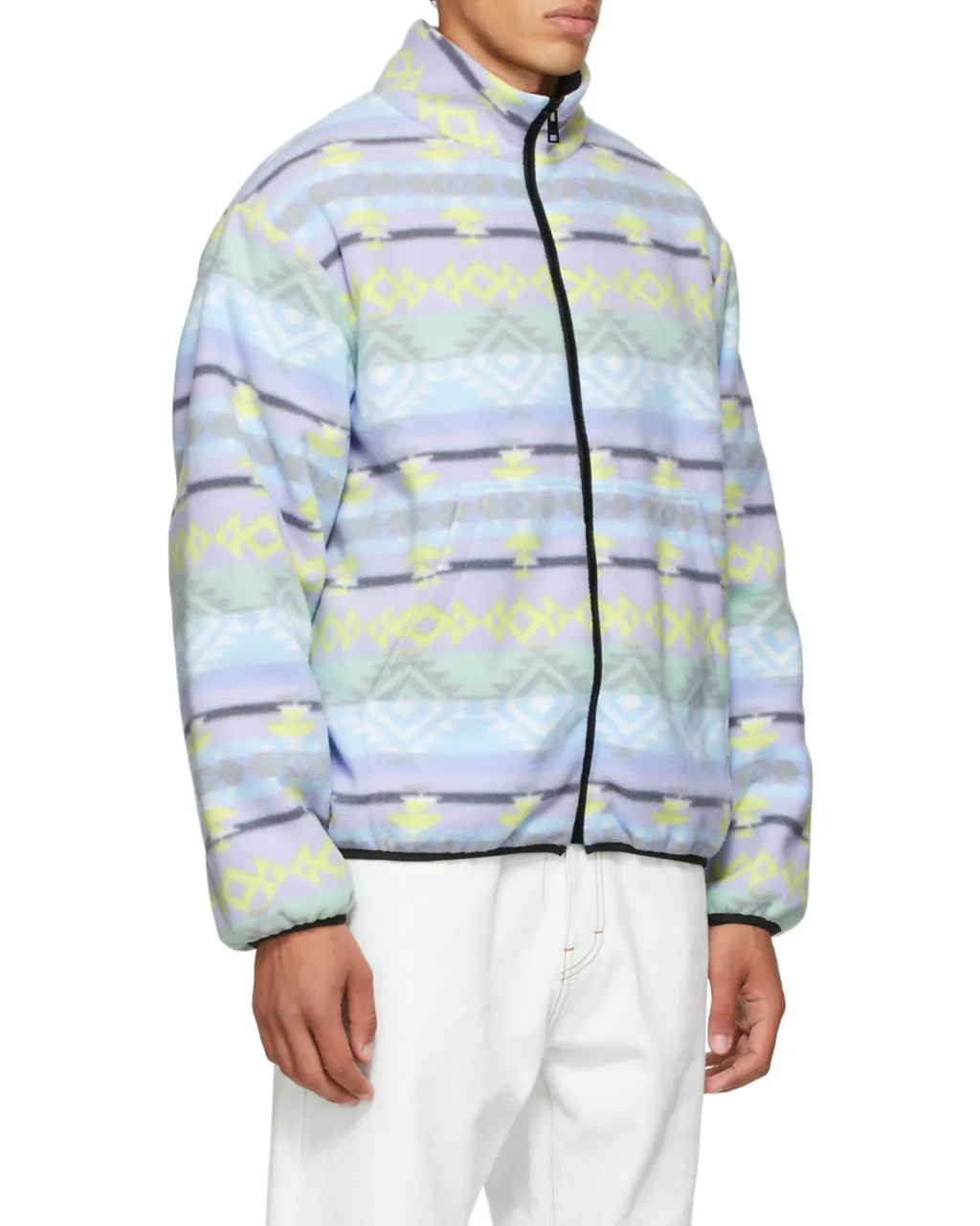 Abstract Pattern Printed Jacket