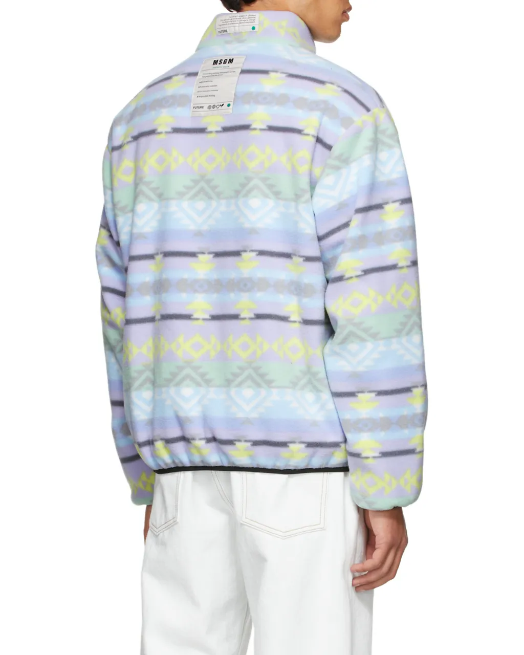 Abstract Pattern Printed Jacket