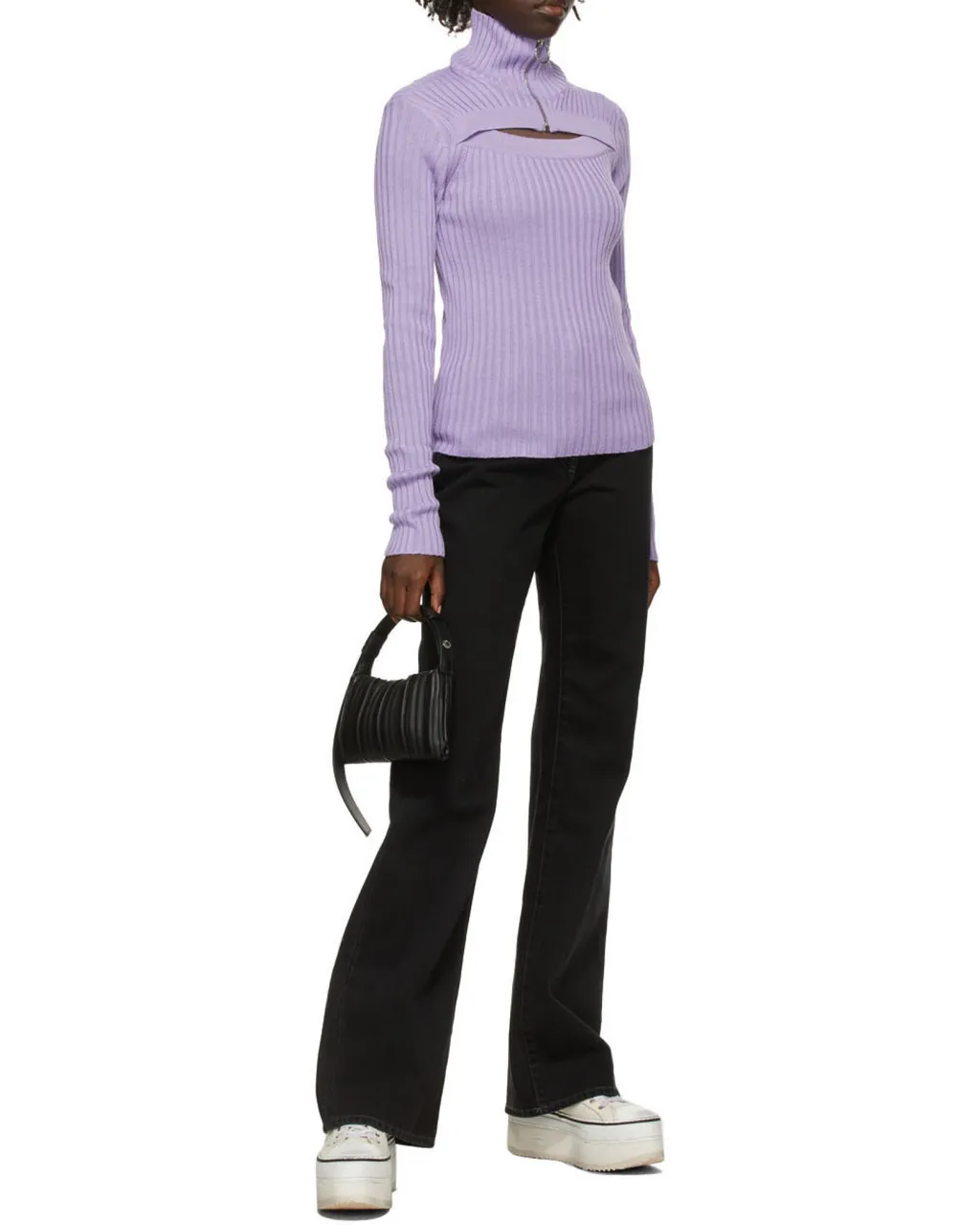 High Waist Straight Leg Jeans
