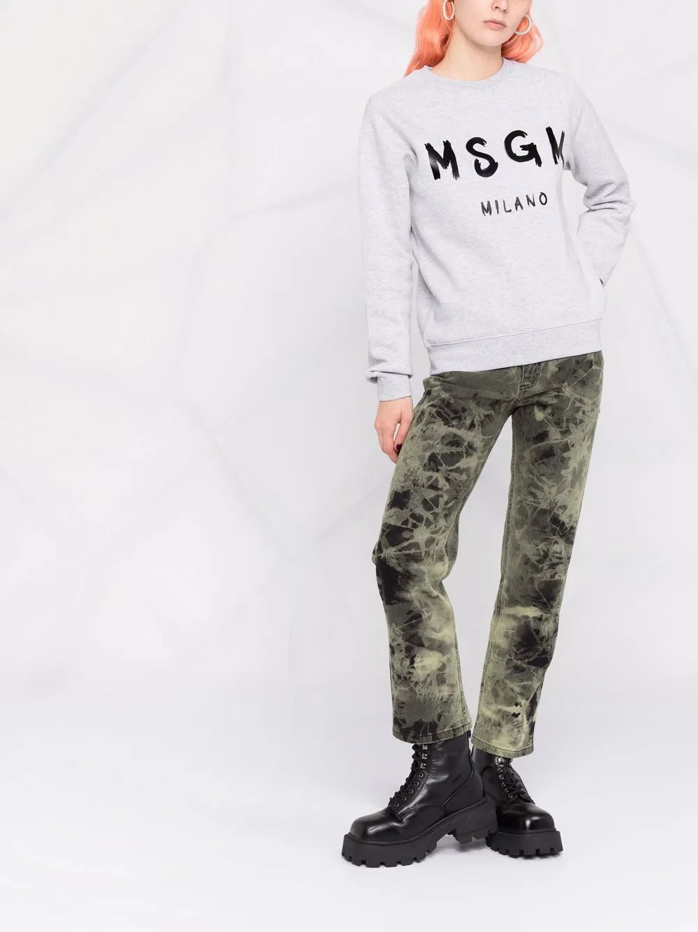 Logo-Printed Crewneck Sweater