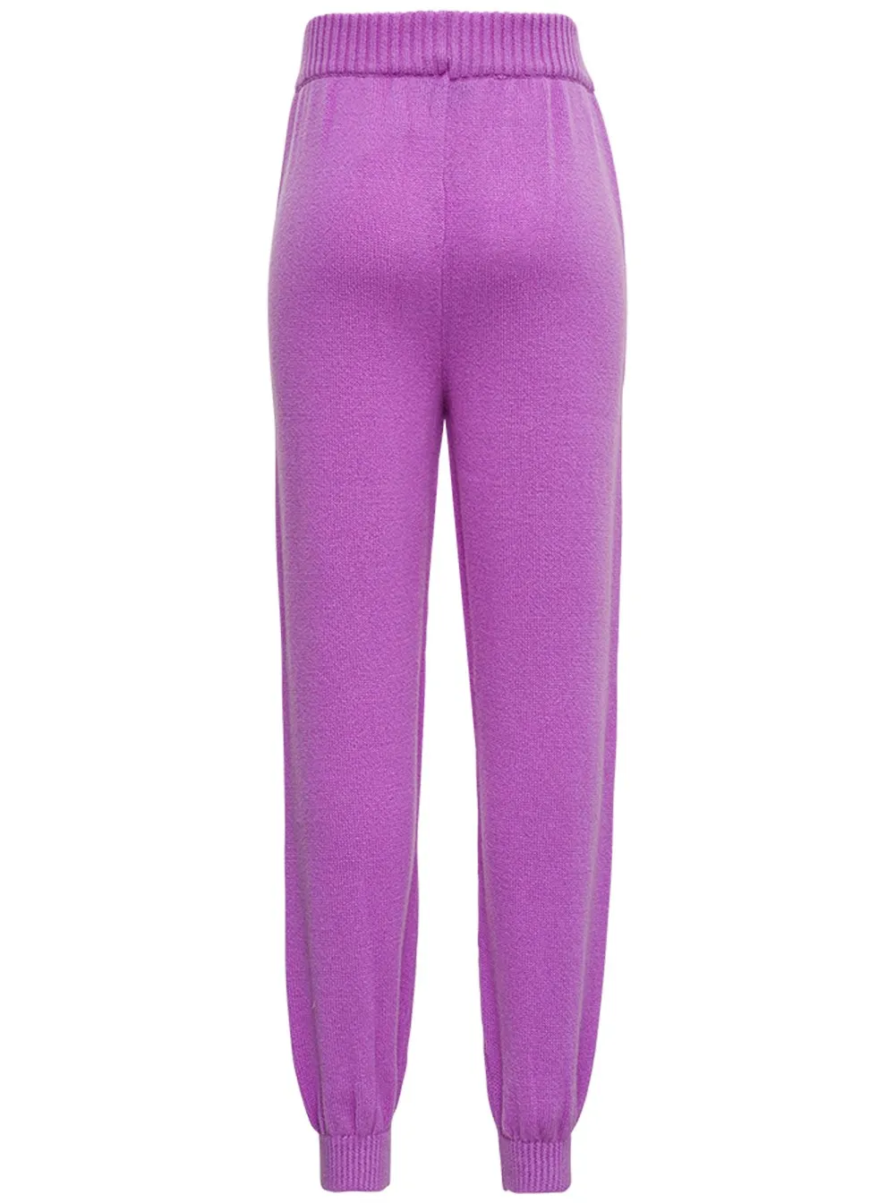 Elastic Waist Knitted Track Pants