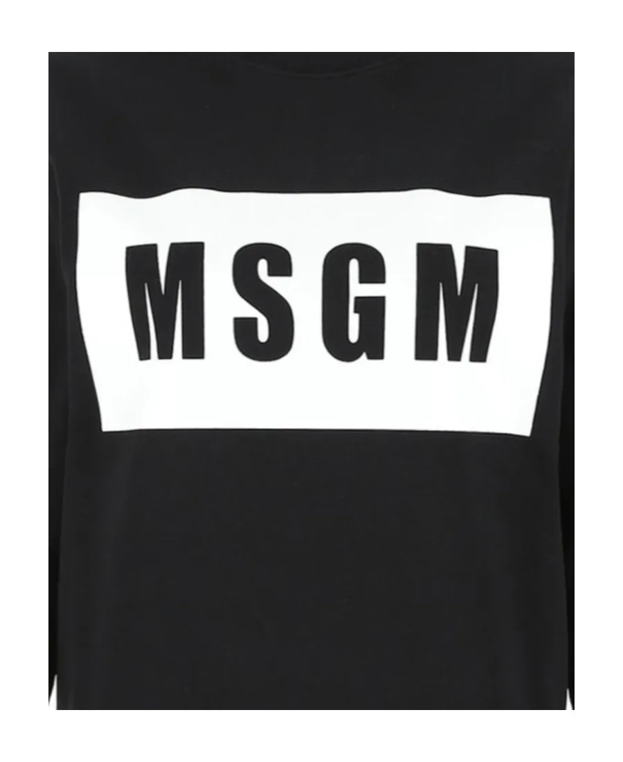Logo-Print Cotton Sweater