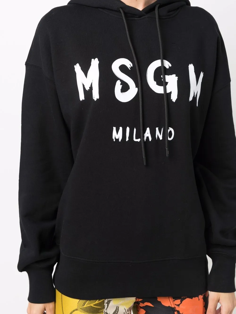 Logo Printed Drawstring Hoodie