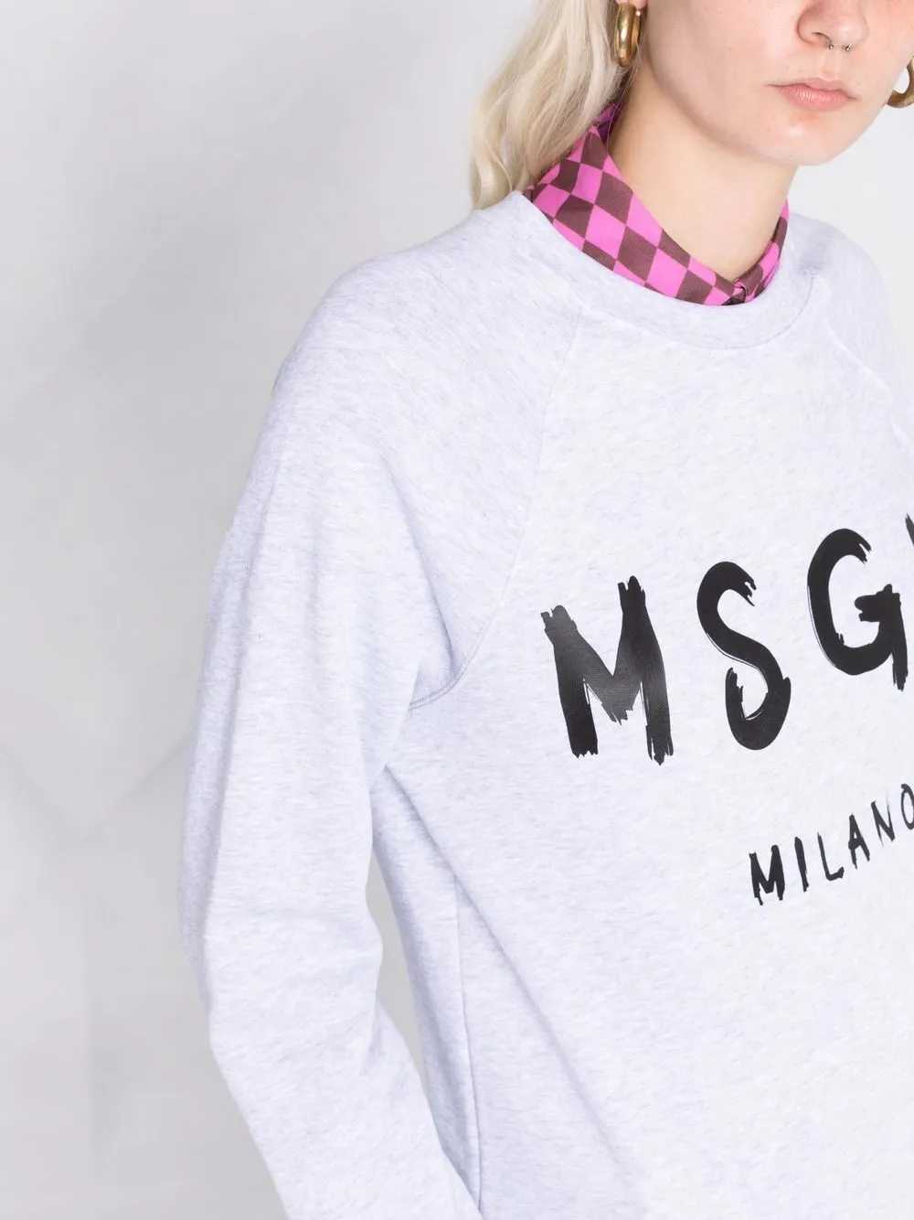 Logo Printed Crewneck Sweatshirt