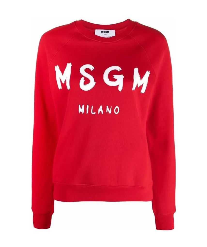Logo-Print Crew Neck Sweatshirt