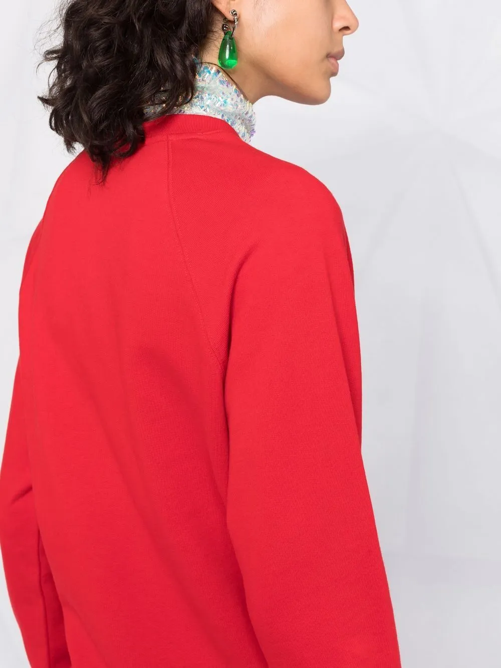 Logo-Print Crew Neck Sweatshirt