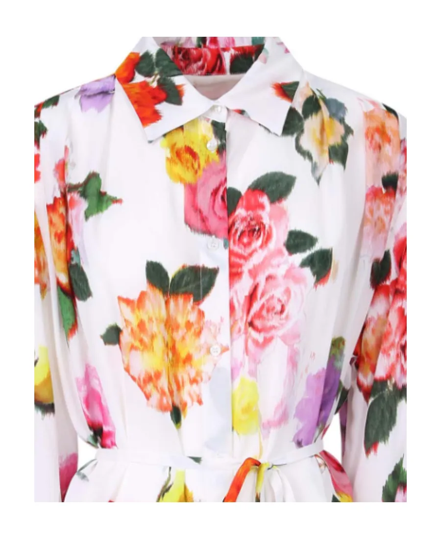 Printed Belt Dress