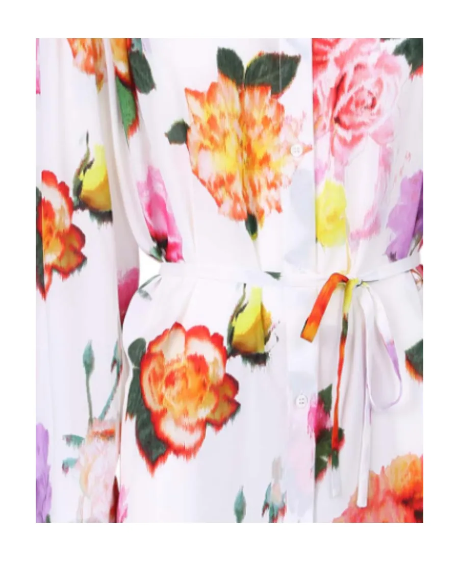 Printed Belt Dress