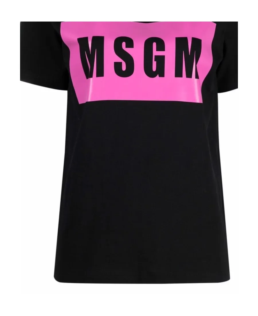 Logo-Print Cropped T-Shirt