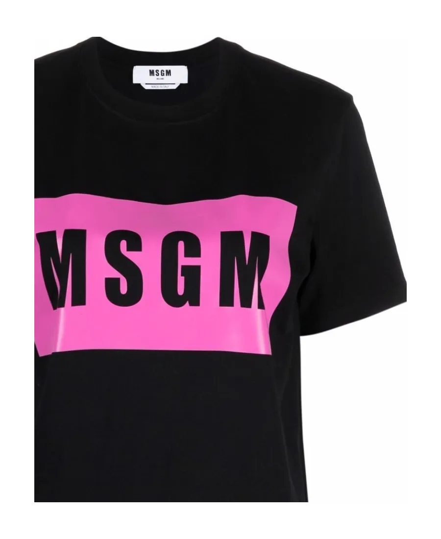 Logo-Print Cropped T-Shirt