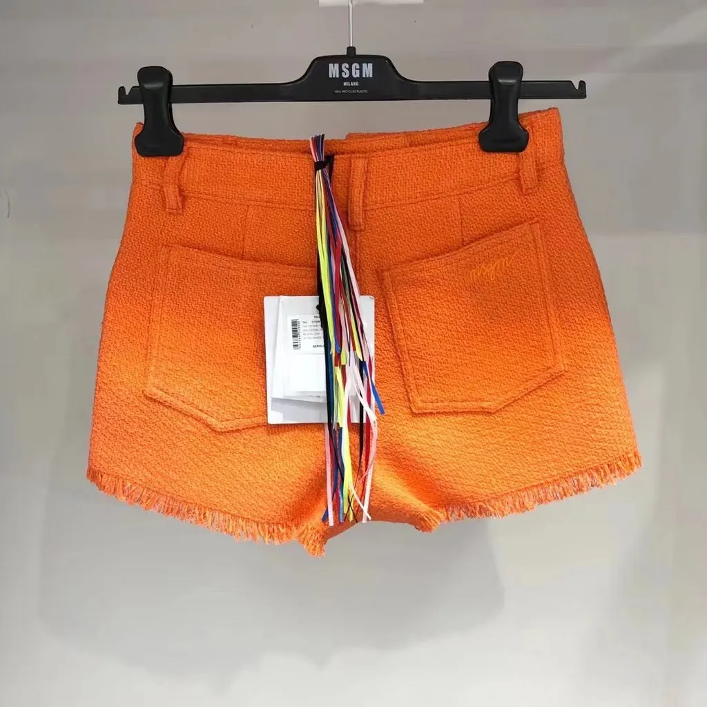 Tweed Middle Waist Shorts