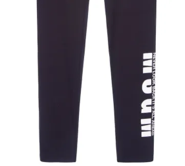 Logo-Print Stretch-Cotton Leggings