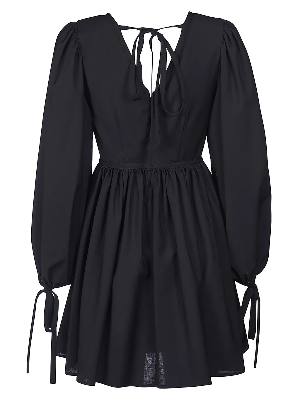 Long-Sleeve Wrap Dress