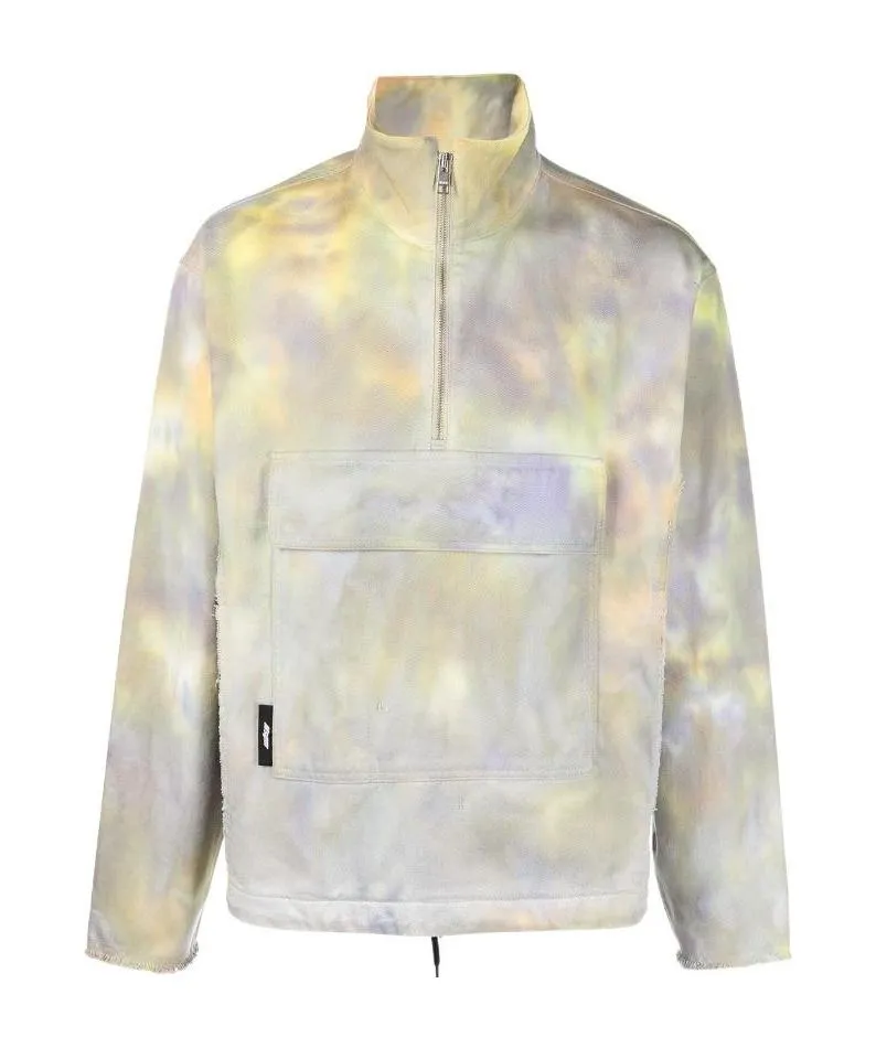 Half-Zip Tie-Dye Sweatshirt