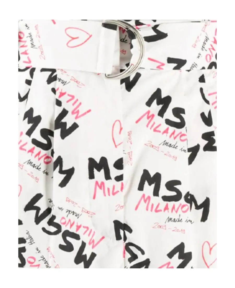 Logo Printed Waist Casual Shorts
