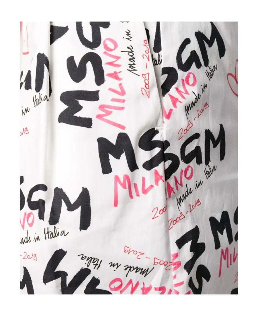 Logo Printed Waist Casual Shorts