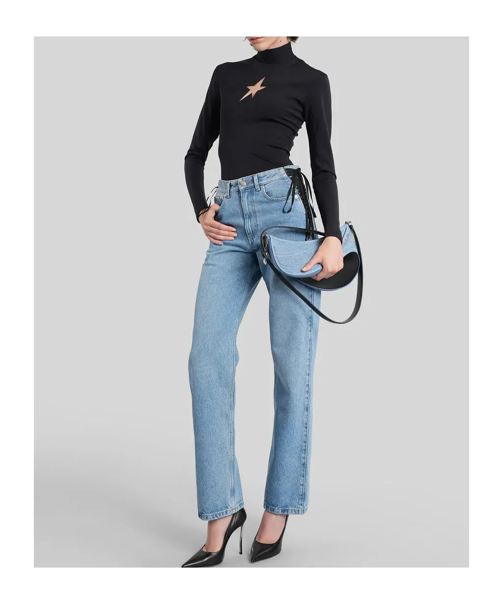Star Cutout Long-Sleeve Top