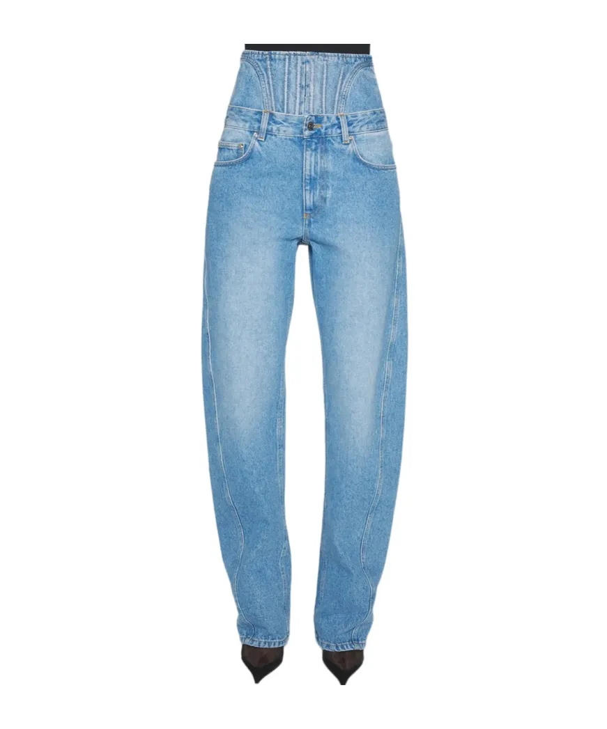 Fade Details Jeans Leggings
