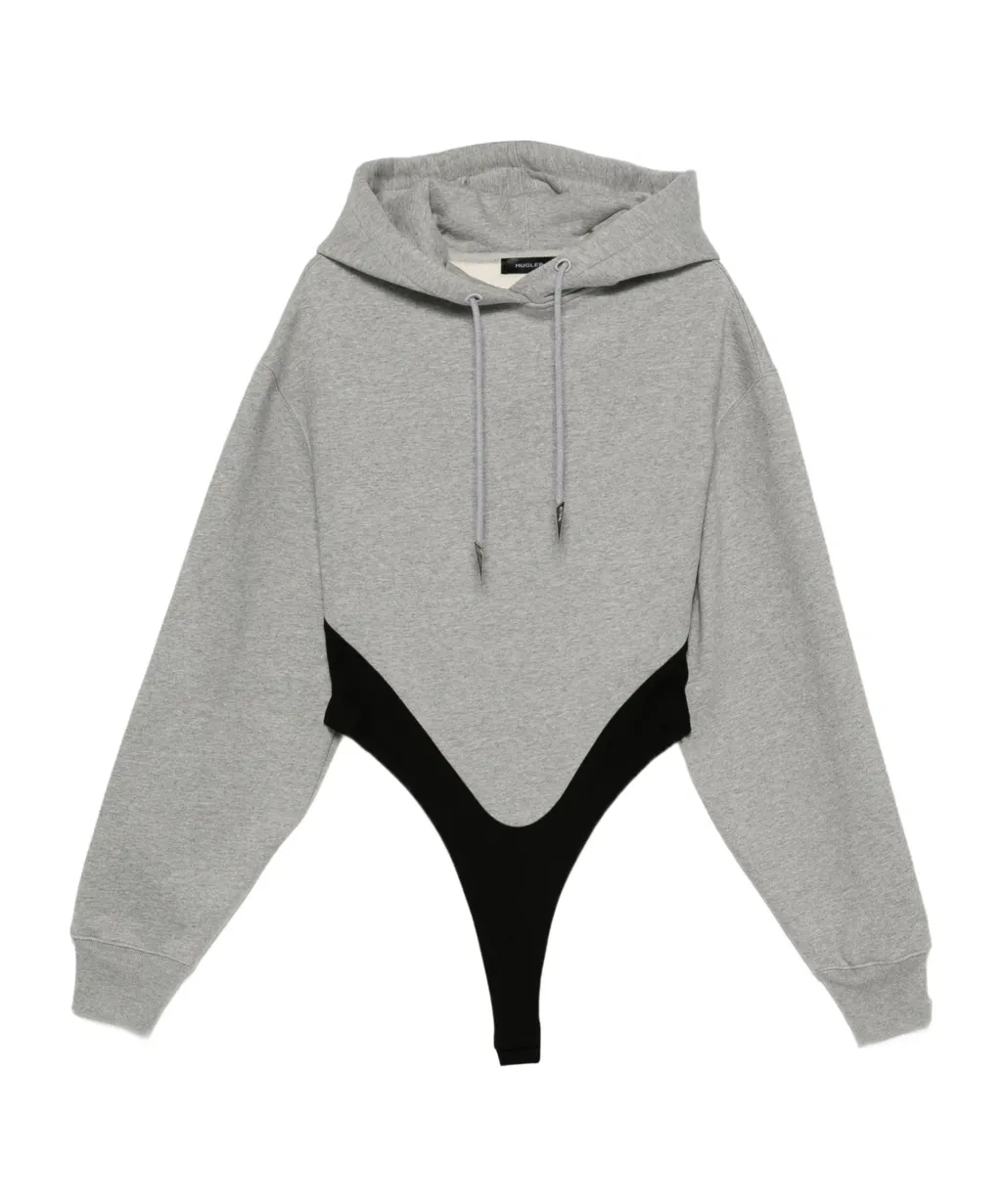 Hooded Bodysuit Sweater