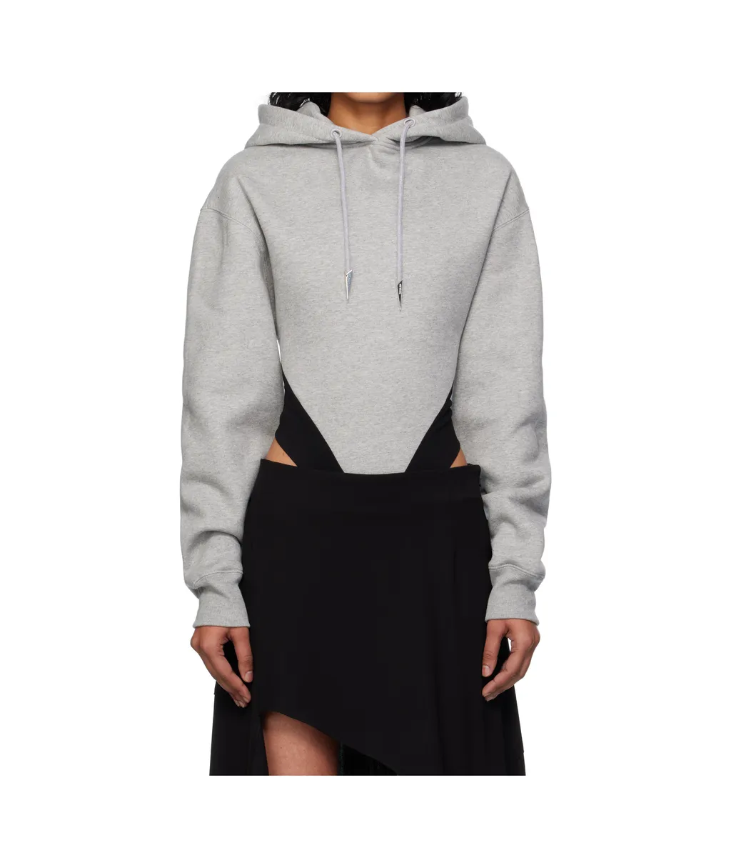Hooded Bodysuit Sweater
