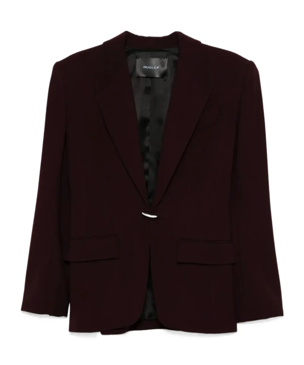 Single-Breasted Wool Jacket