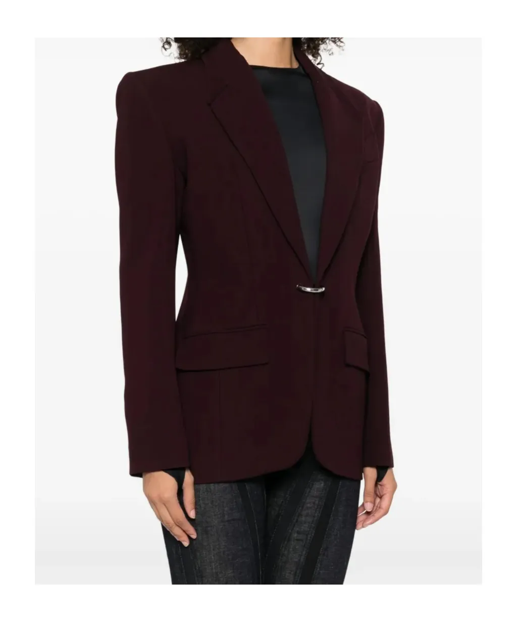 Single-Breasted Wool Jacket