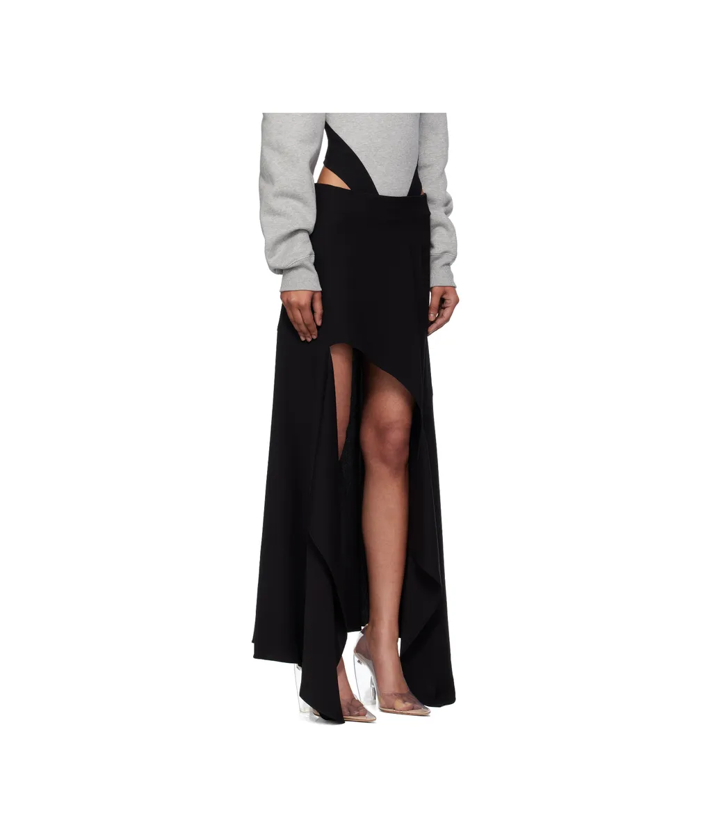 Asymmetric High-Low Skirt