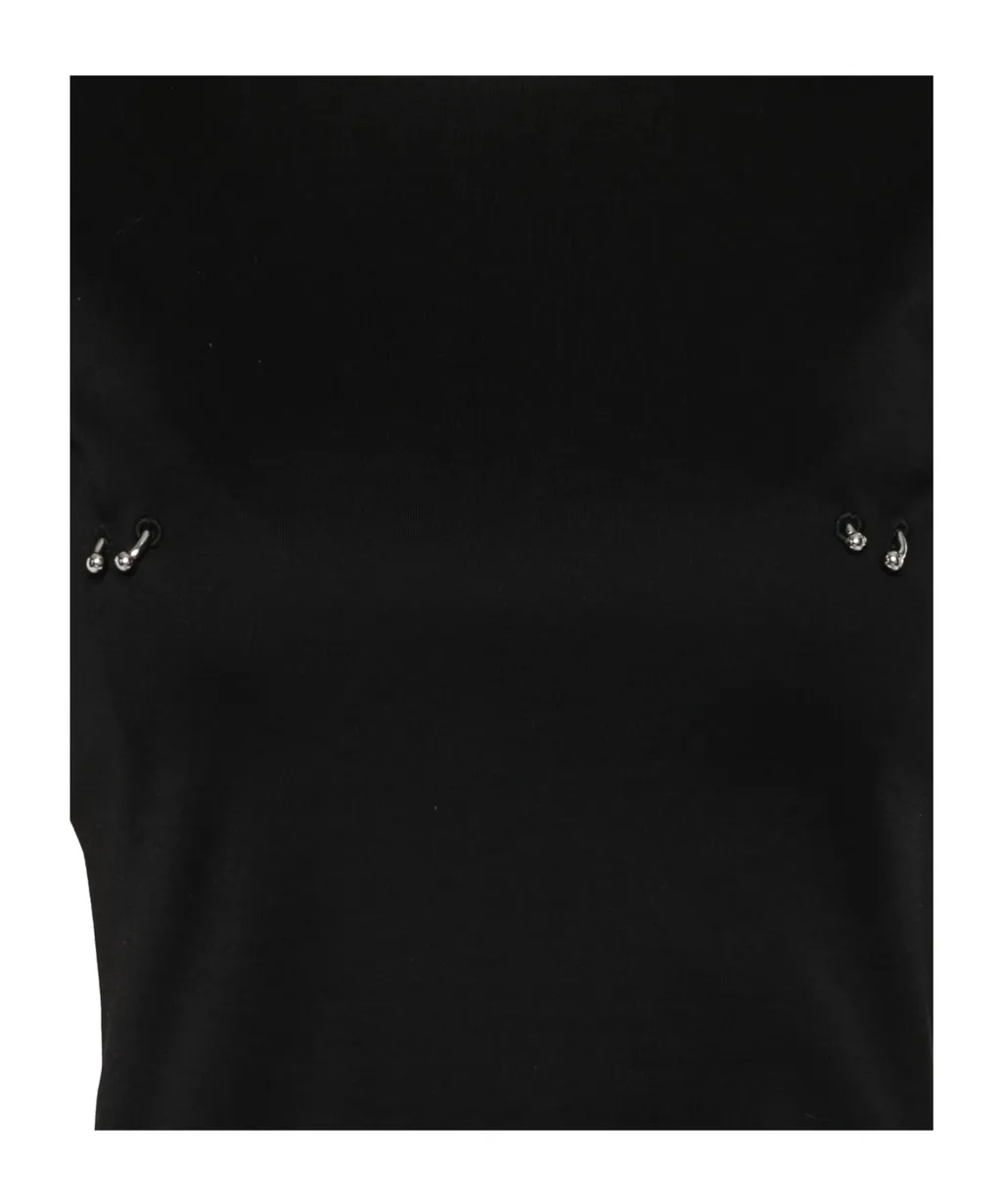 Pierced Detail T-Shirt