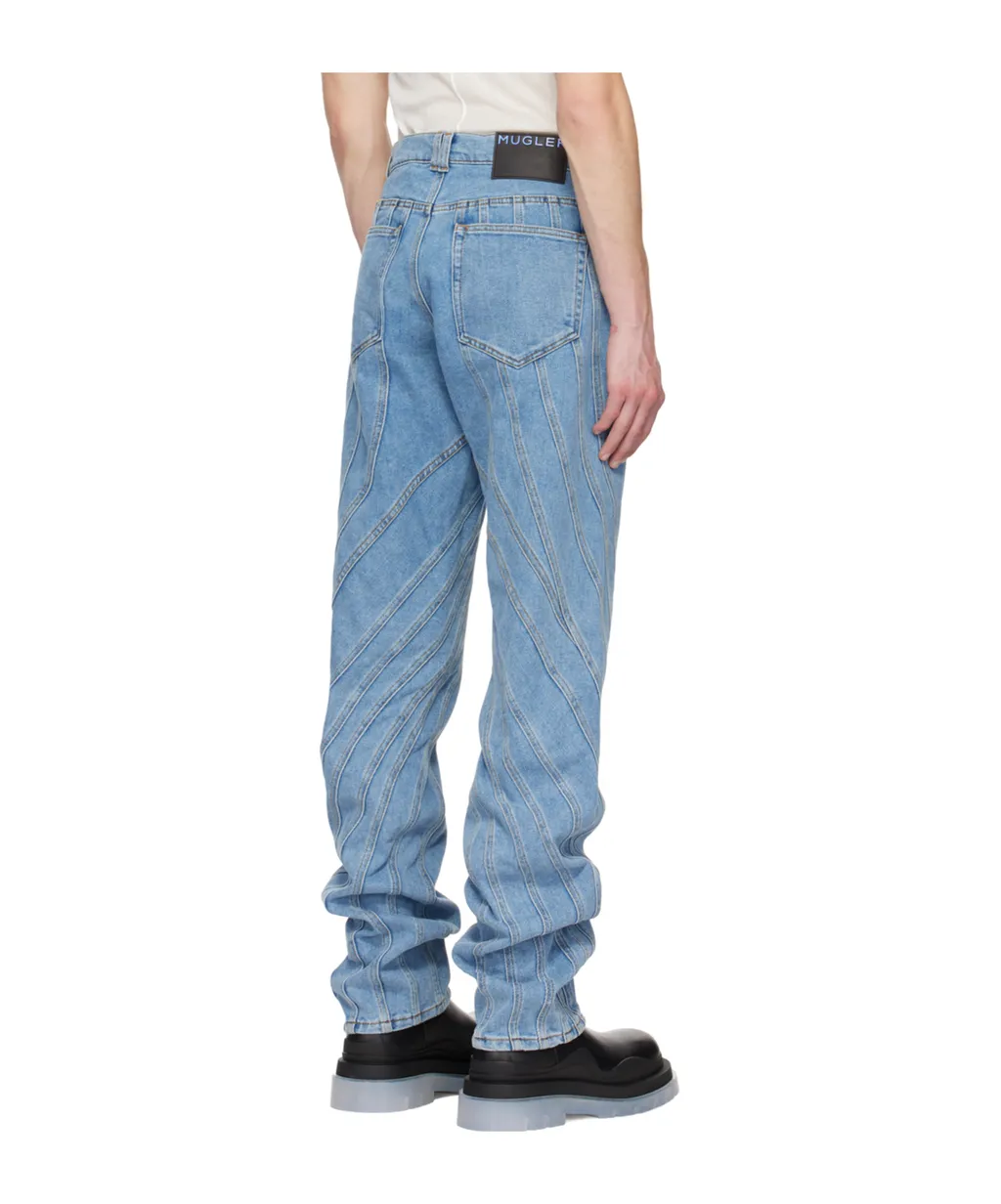 High-Waisted Flared Jeans