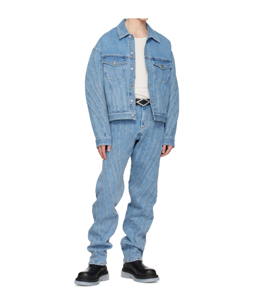 High-Waisted Flared Jeans