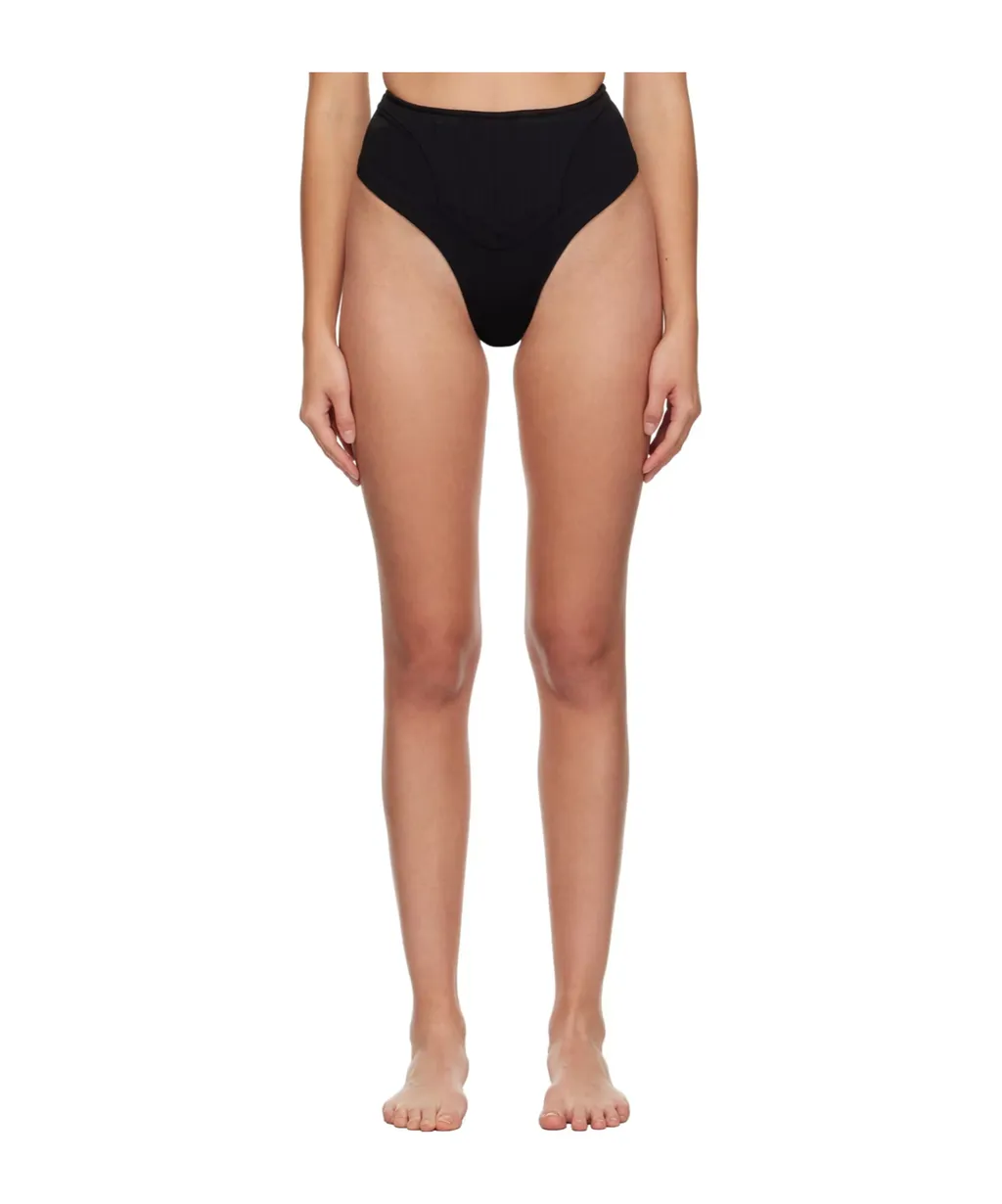 Corset High-Waist Bikini Bottoms