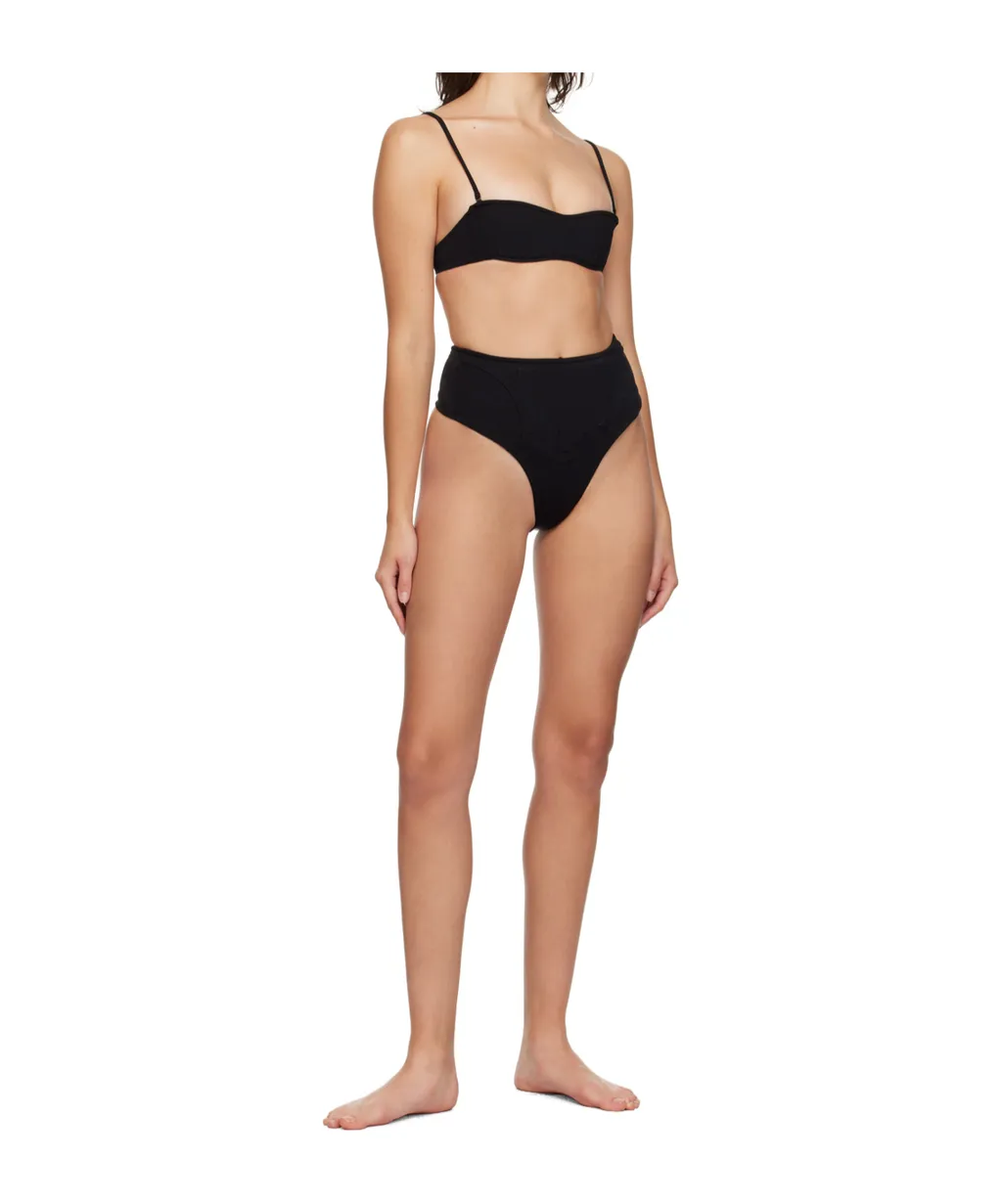 Corset High-Waist Bikini Bottoms