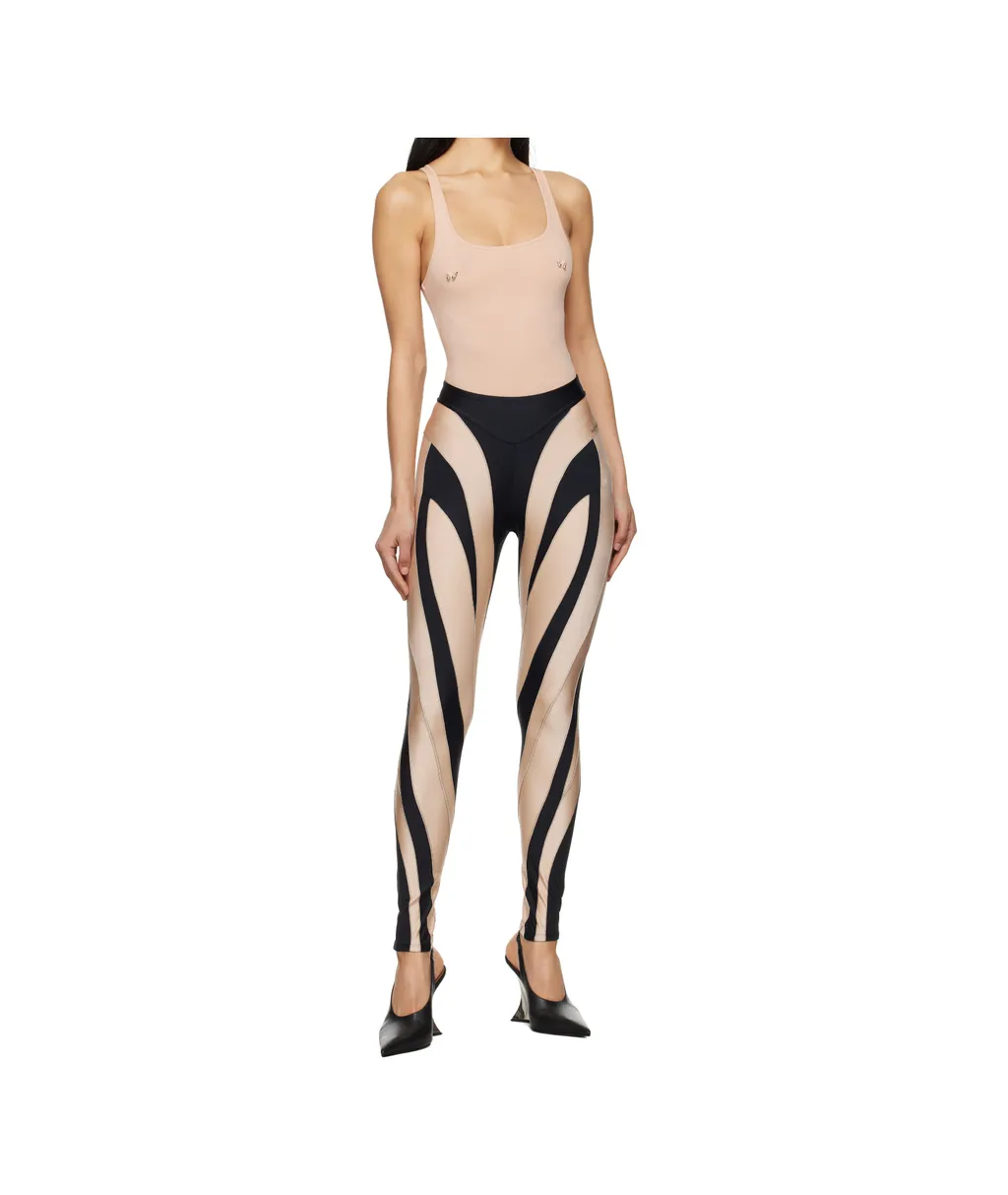 Printed Patchwork Leggings