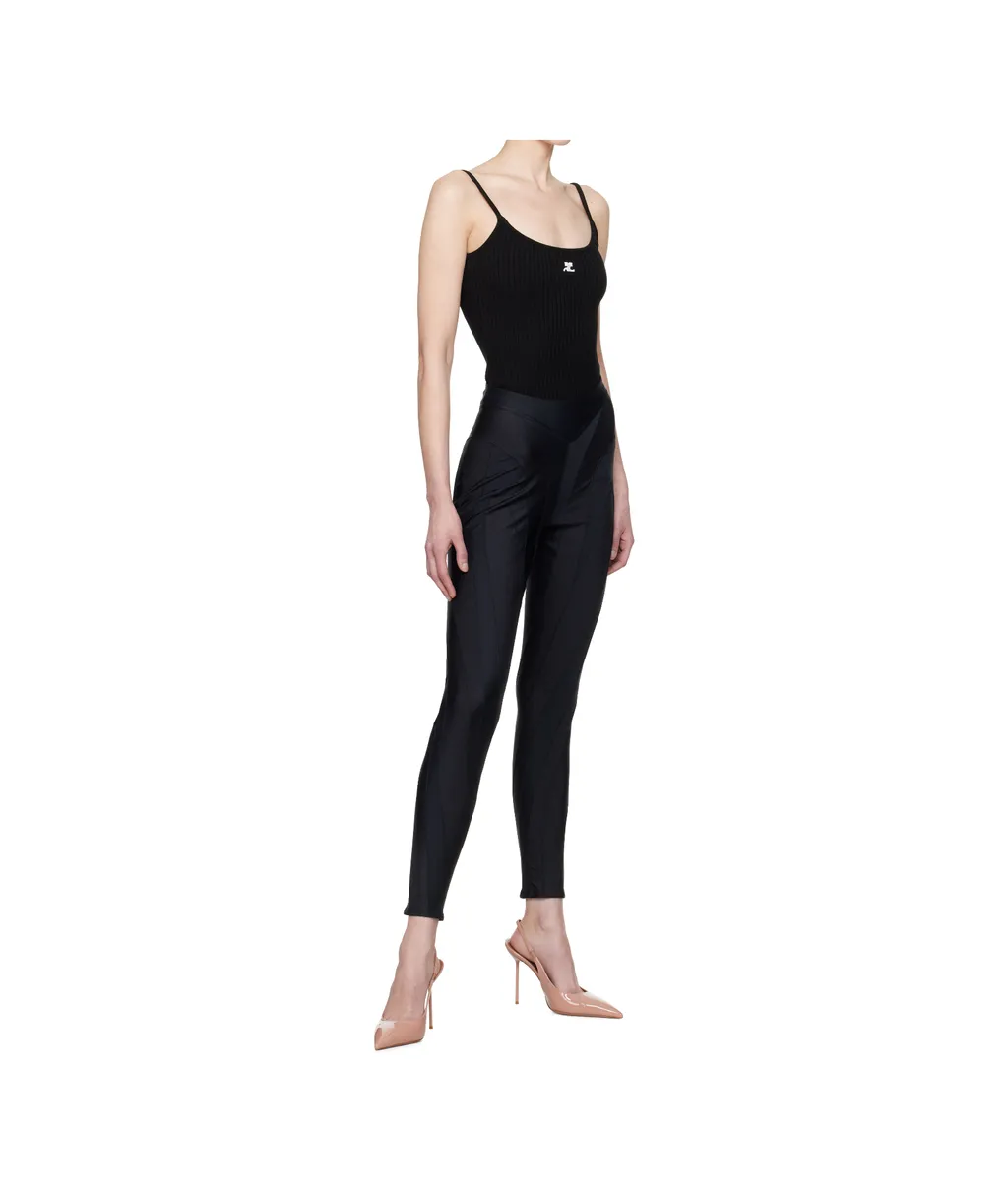 Elastic Knitted Leggings