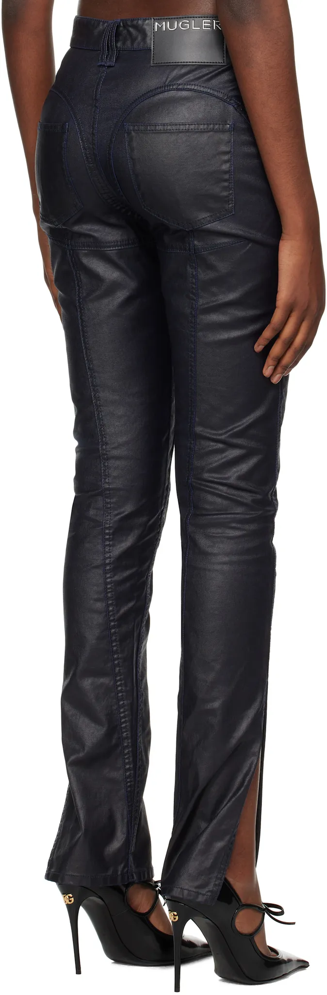 Waxed Skinny Jeans